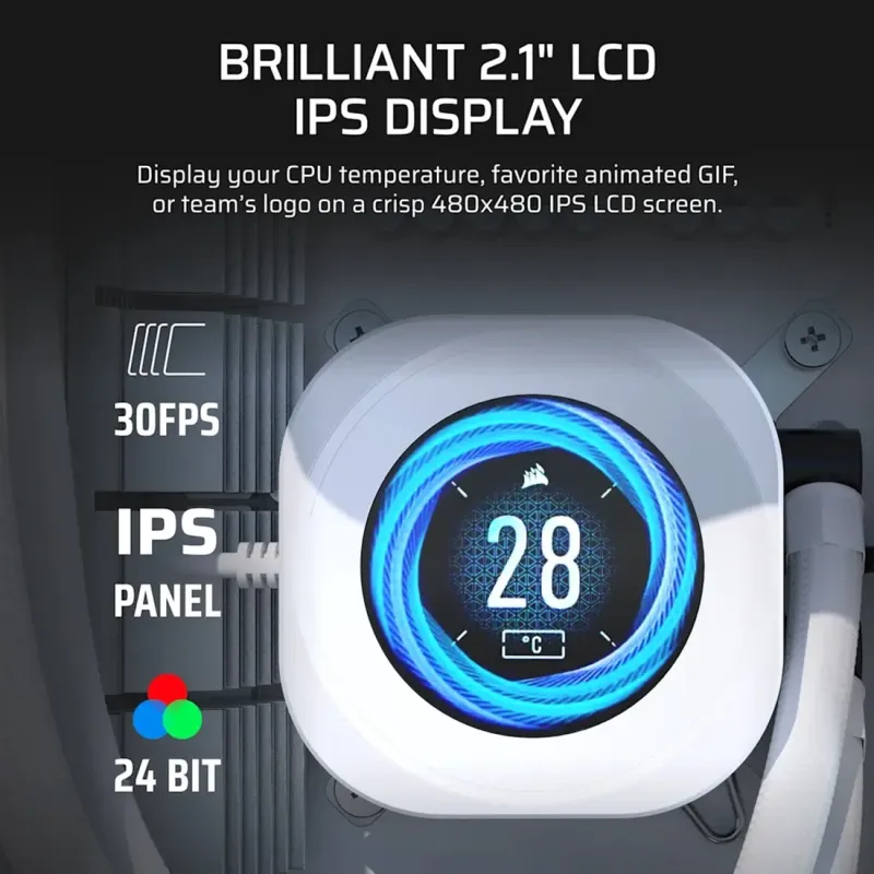 Corsair Nautilus 240 RS LCD White (CW-9061032-WW)