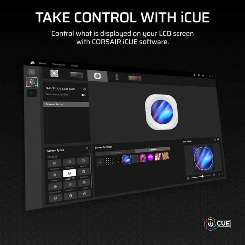 Corsair Nautilus 240 RS LCD White (CW-9061032-WW)