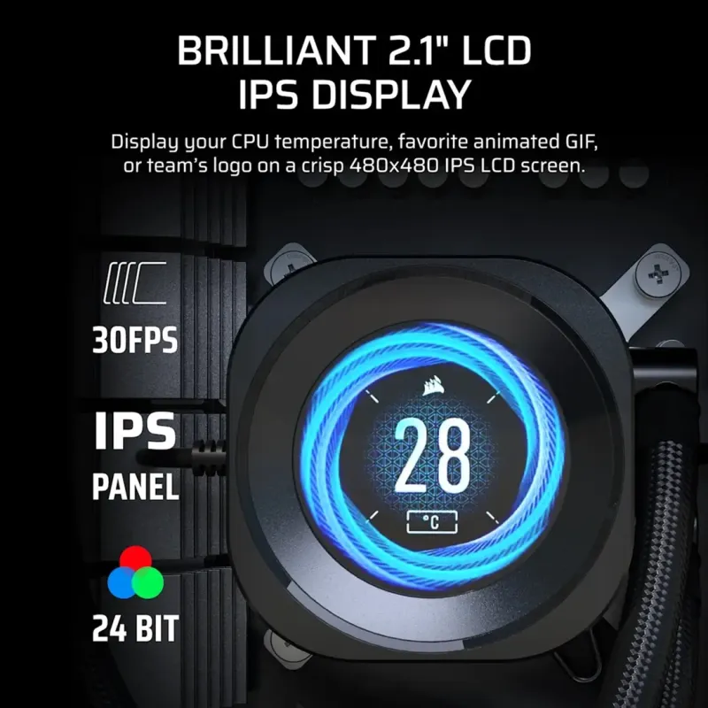 Corsair Nautilus 360 RS LCD Black (CW-9061033-WW)