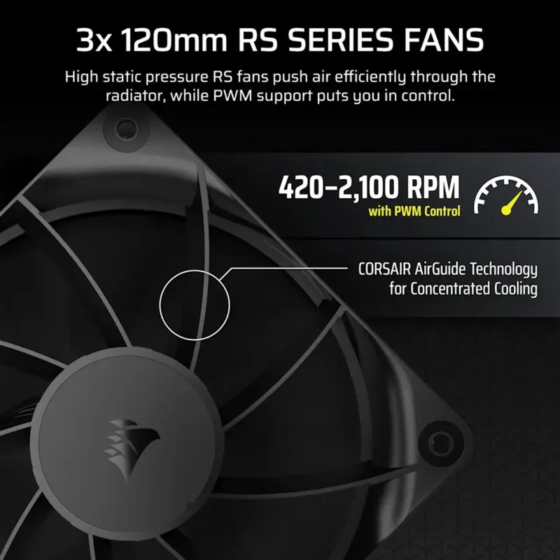Corsair Nautilus 360 RS LCD Black (CW-9061033-WW)