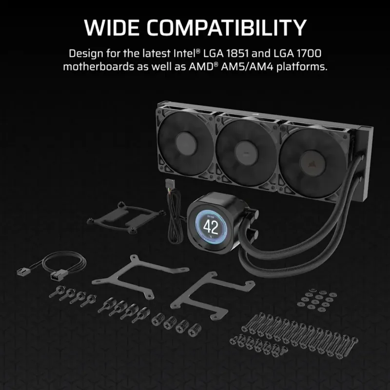 Corsair Nautilus 360 RS LCD Black (CW-9061033-WW)