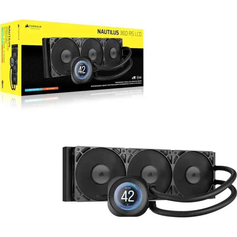 Corsair Nautilus 360 RS LCD Black (CW-9061033-WW)