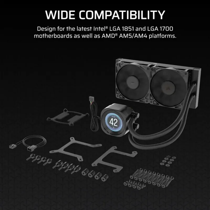 Corsair Nautilus 240 RS LCD Black (CW-9061031-WW)