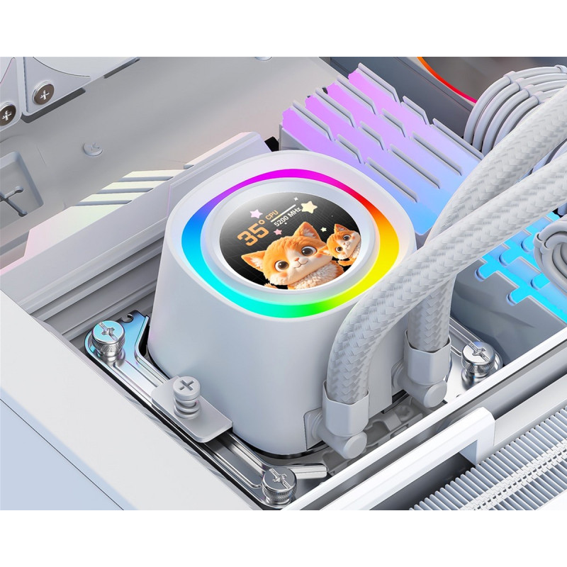 ID-Cooling FX240 LCD White