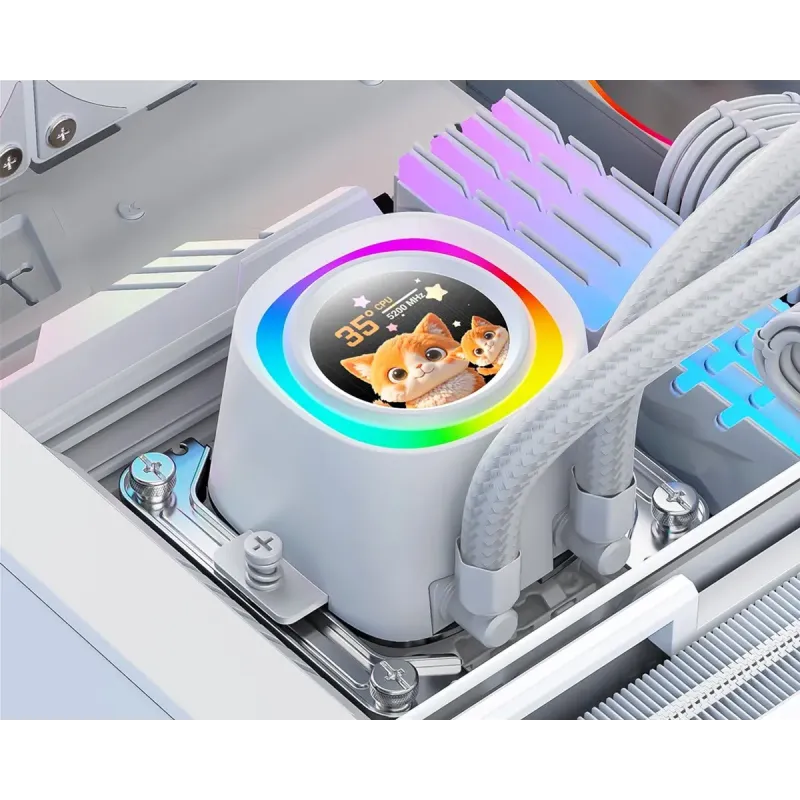 ID-Cooling FX240 LCD White