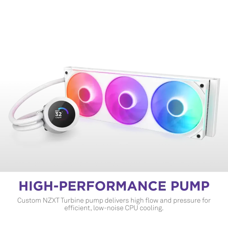 NZXT Kraken Plus 360 RGB V2 White (RL-KR360-W2)