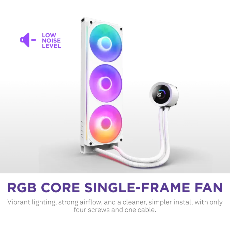 NZXT Kraken Plus 360 RGB V2 White (RL-KR360-W2)