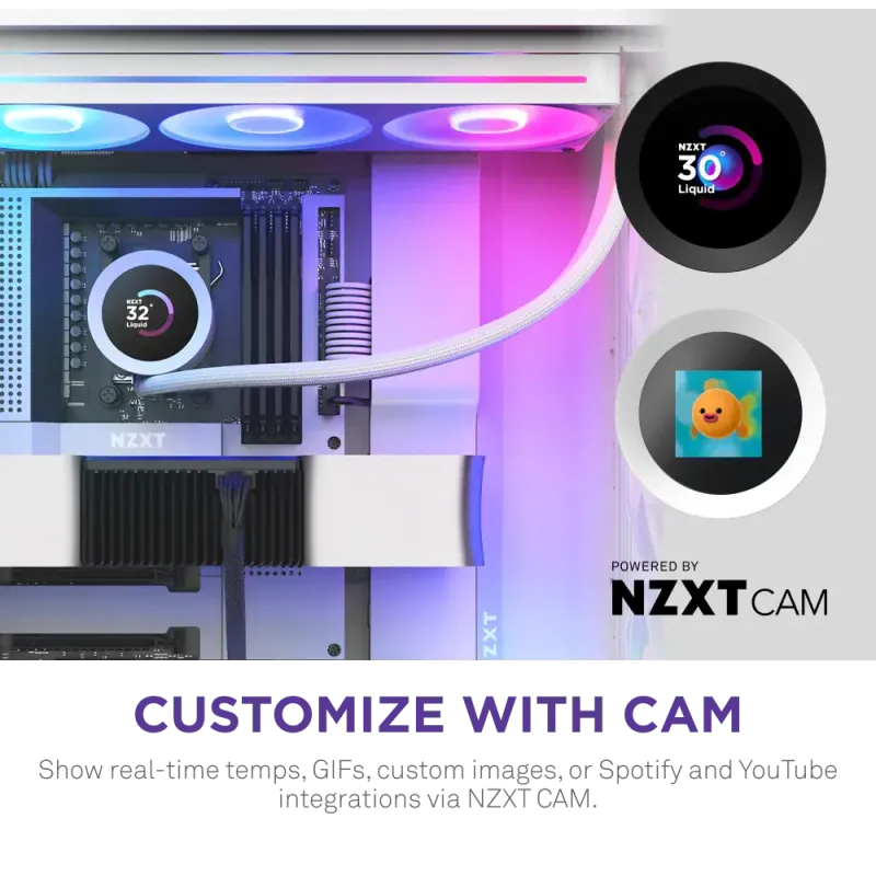 NZXT Kraken Plus 360 RGB V2 White (RL-KR360-W2)