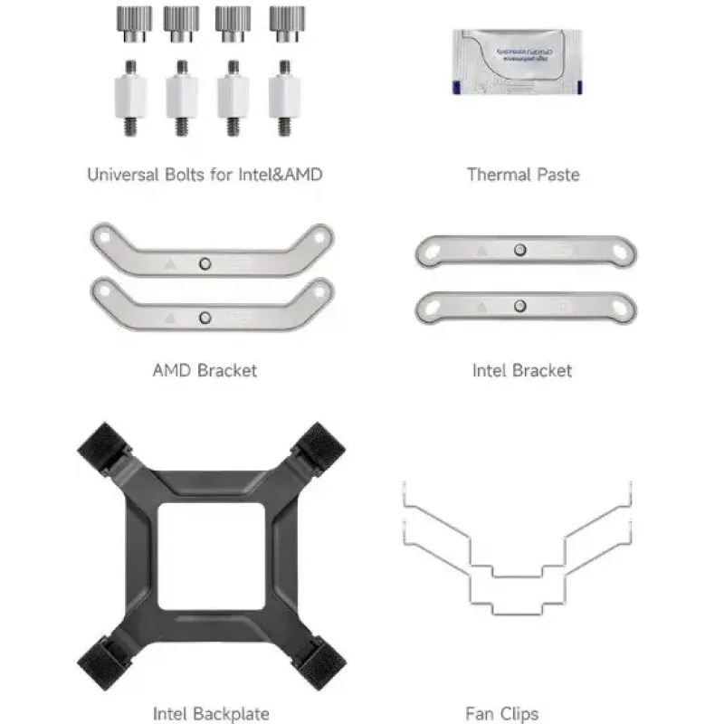 PCCOOLER RT500 Digital ARGB WH