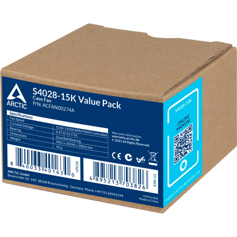 Arctic S4028-15K 5 Pack (ACFAN00274A)