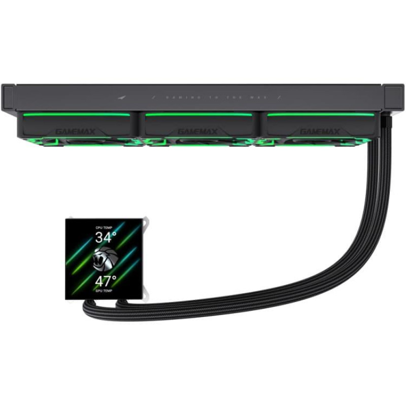 Gamemax HAILSTORM 360 BK