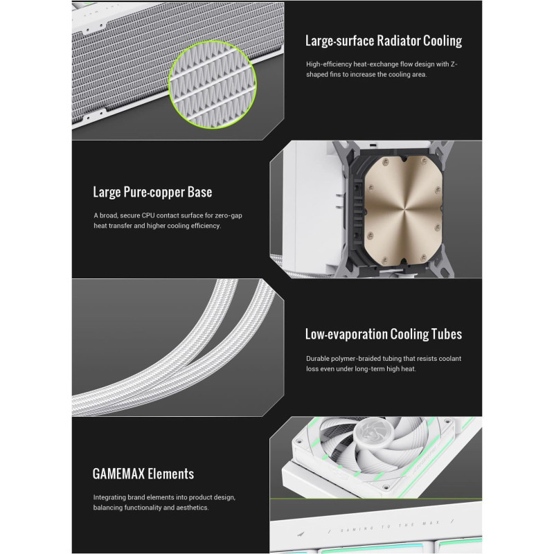 Gamemax HAILSTORM 360 WH