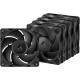Arctic P12 Pro PST (5-Fan pack) (ACFAN00307A) Black