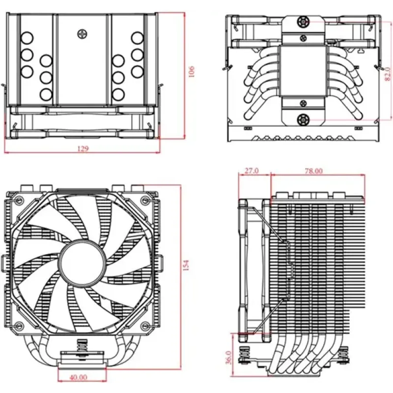 ID-Cooling  SE-226-XT Black