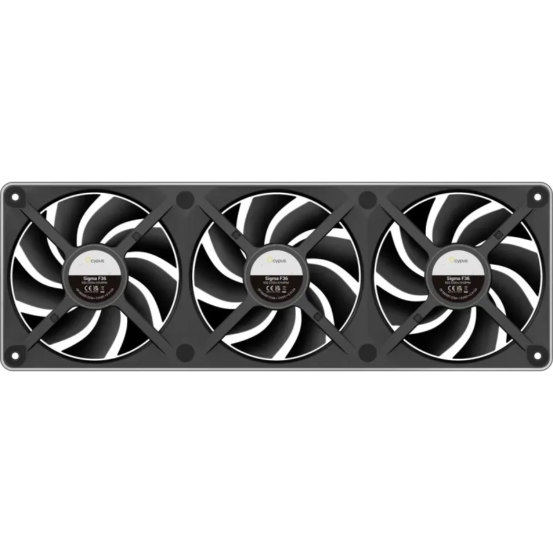 Ocypus Sigma F36 ARGB Black (SIGMA-F36-BK3AM00X-GL)