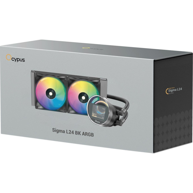 Ocypus Sigma L24 BK ARGB (SIGMA-L24-BK2AAWWN00X-GL)