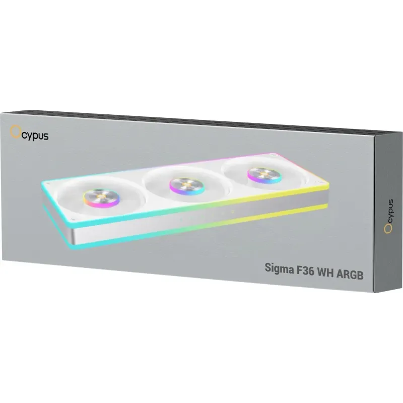 Ocypus Sigma F36 ARGB White (SIGMA-F36-WH3AM00X-GL)