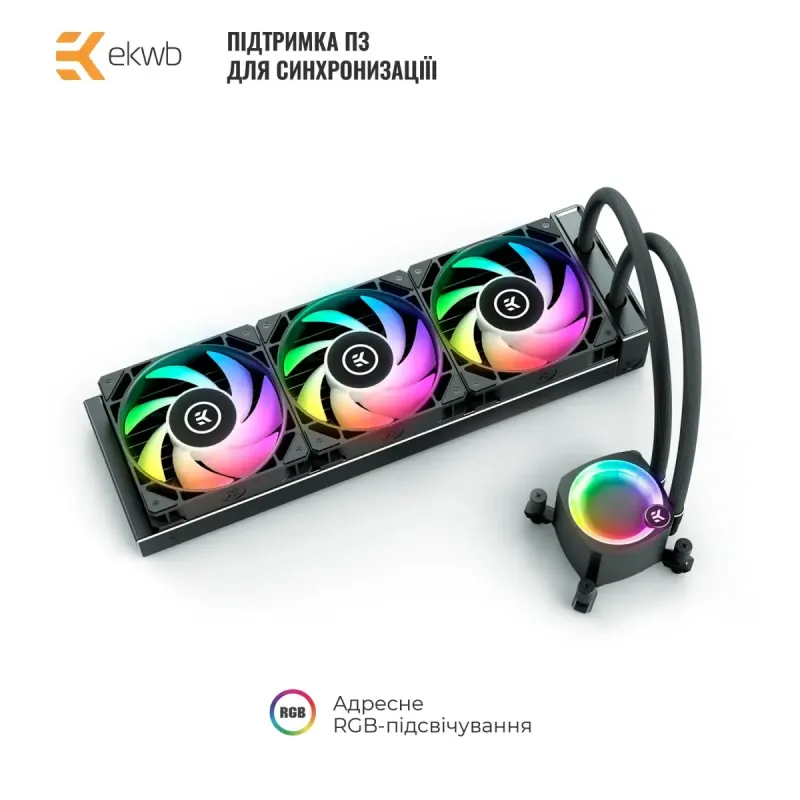 EKWB EK-Nucleus AIO CR360 Lux D-RGB Black (3831109851685)