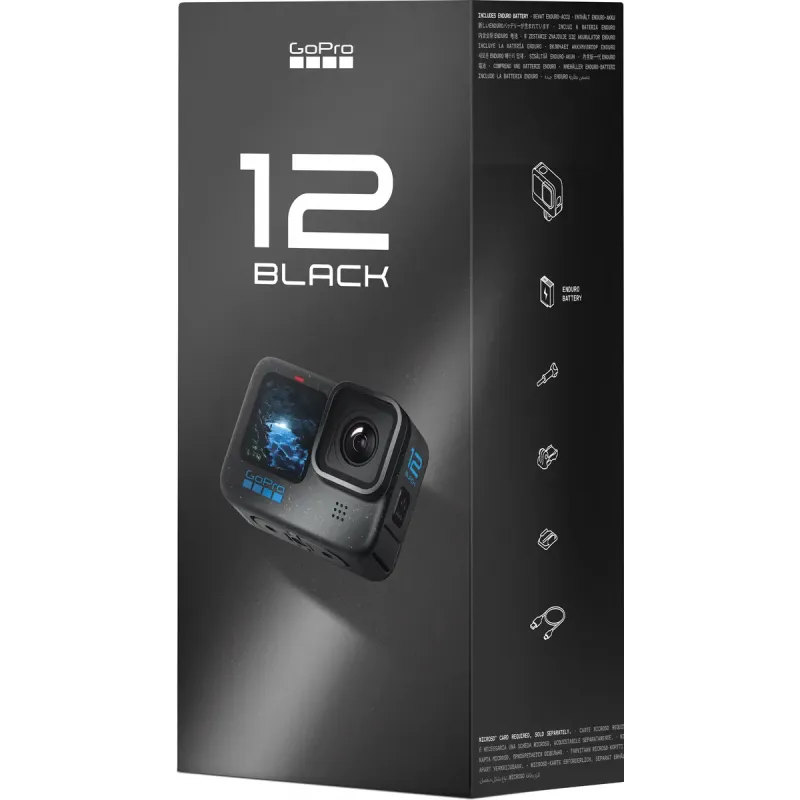 Екшн-камера GoPro HERO 12 Black (CHDHX-121-RW, CHDHX-121-TH)