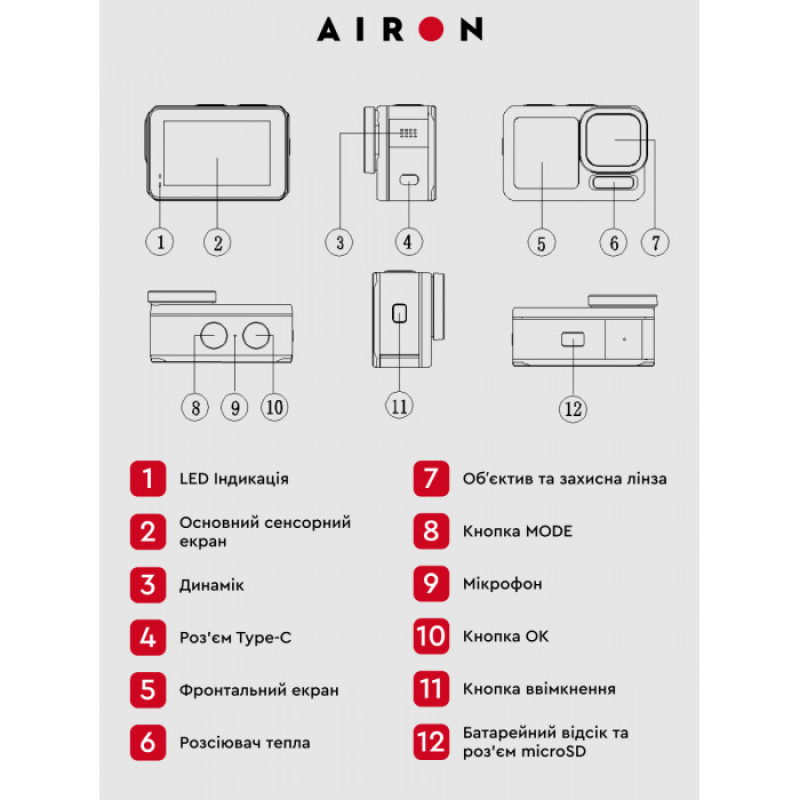 AIRON ProCam X Black (4822356754478)