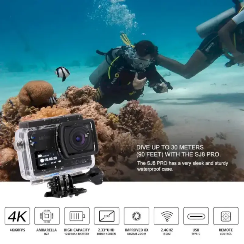 Екшн-камера SJCAM SJ8 Pro (6972476168130)