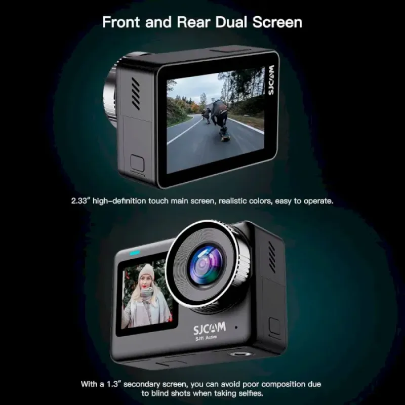 Екшн-камера SJCAM SJ11 Active Black (6972476162398)