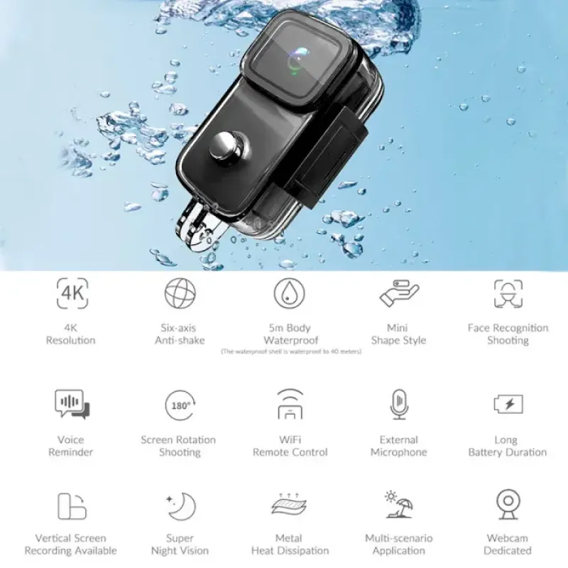 Екшн-камера SJCAM C200 Black (6972476160820)