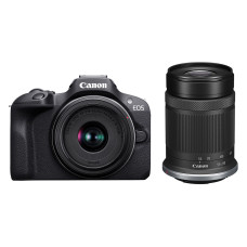 Фотоаппарат Canon EOS R100 kit 18-45mm + 55-210mm IS STM (6052C036)