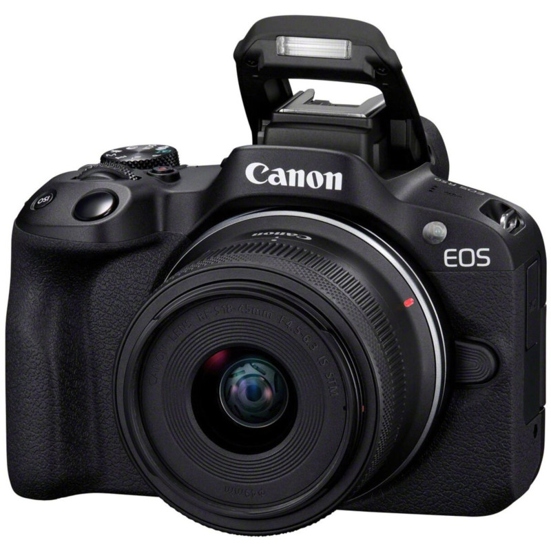 Фотоаппарат Canon EOS R50 kit RF-S 18-45mm IS STM Black (5811C033)