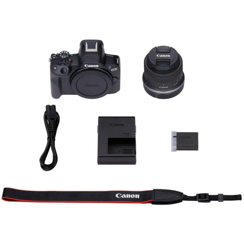 Фотоаппарат Canon EOS R50 kit RF-S 18-45mm IS STM Black (5811C033)