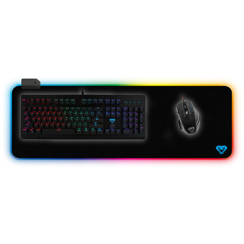 Коврик для мыши Media-Tech RGB Gaming Mat Black (MT262)