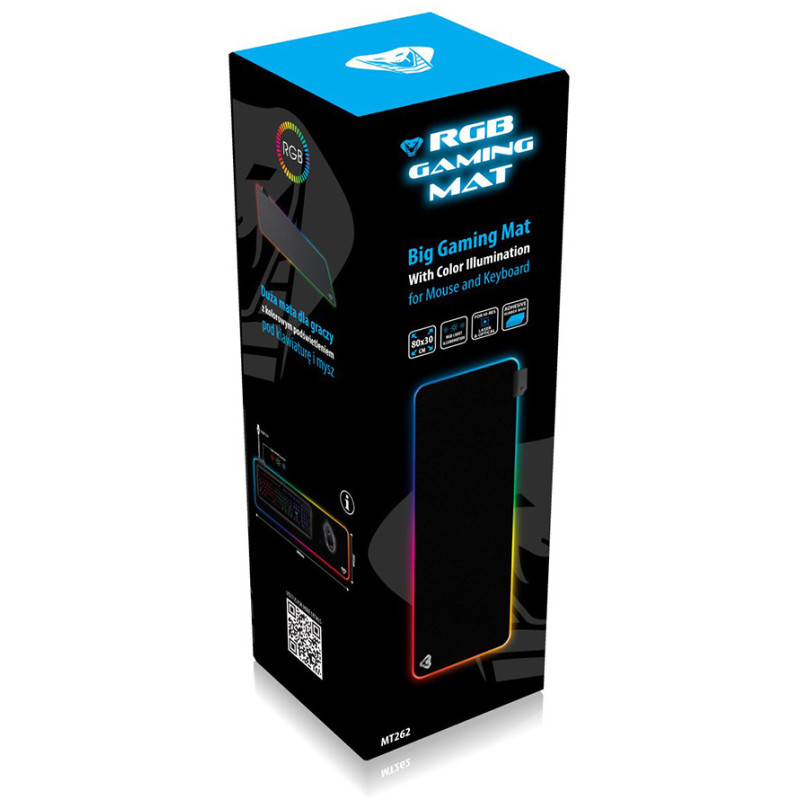 Коврик для мыши Media-Tech RGB Gaming Mat Black (MT262)