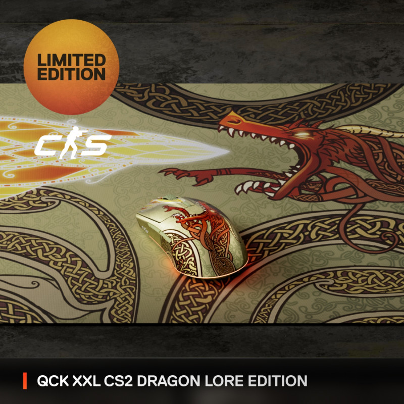 Коврик для мыши SteelSeries Qck XXL CS2 Edition (Dragon Lore) (63448)