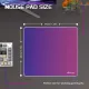 Коврик для мыши ATTACK SHARK CM03 eSport Violet-Blue gradient (CM03VBG_AS)