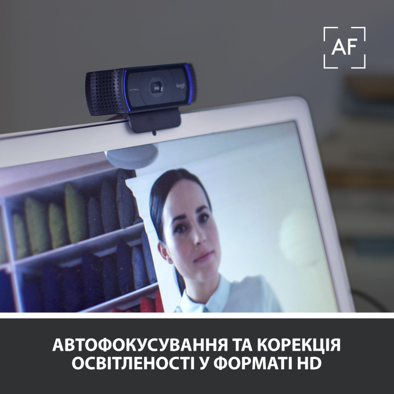 Веб-камера Logitech C920s Pro HD Webcam (960-001252, 960-001257)
