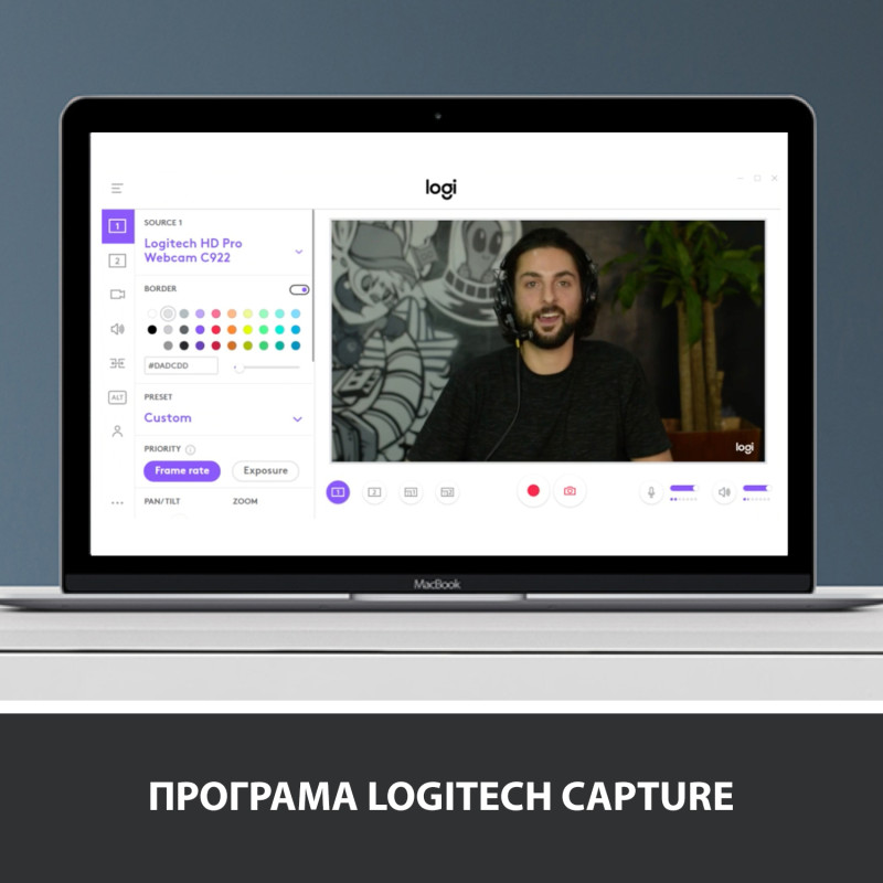 Веб-камера Logitech C920s Pro HD Webcam (960-001252, 960-001257)