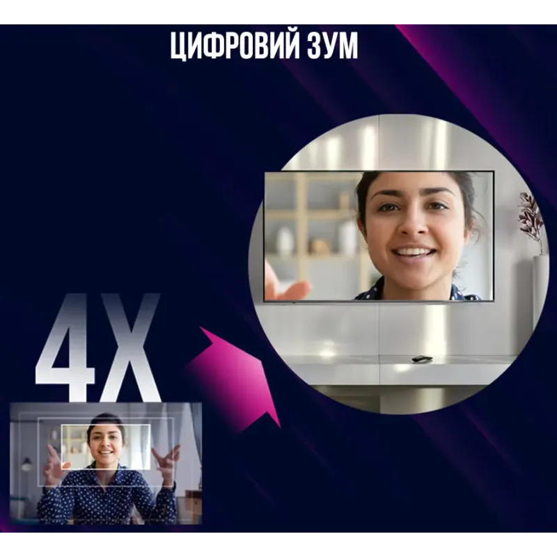 Веб-камера Lorgar Rapax 701 Streaming 2K Blue (LRG-SC701BL)