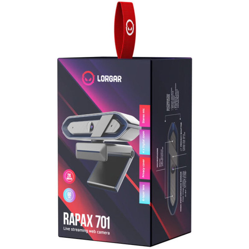 Lorgar Rapax 701 Streaming 2K Blue (LRG-SC701BL)