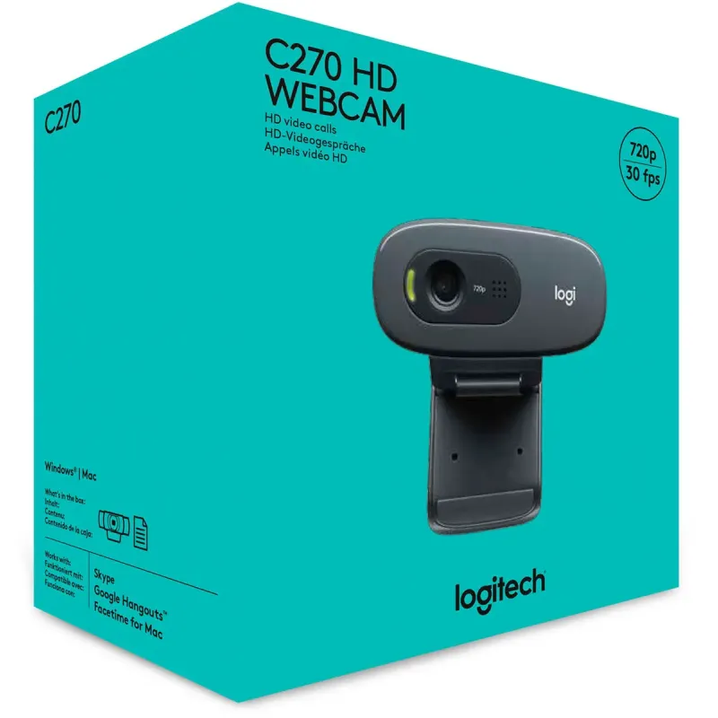 Веб-камера Logitech HD Webcam C270 (960-001063)