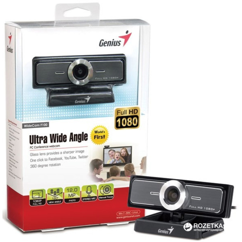Веб-камера Genius WideCam F100 V2 32200004400