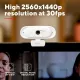 Веб-камера Trust Tomar 2K QHD Webcam White (26180)