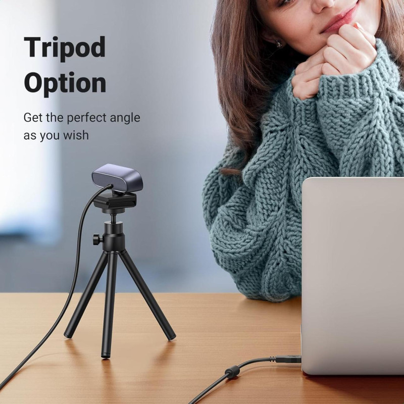 Веб-камера UGREEN CM778 USB HD Black (35626)