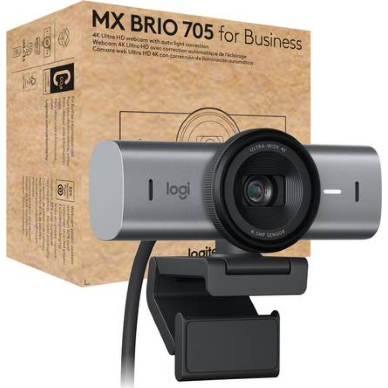 Logitech MX Brio 705 for Business 4K Graphite (960-001530)