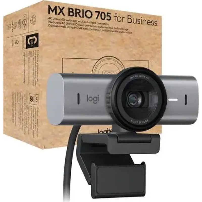 Веб-камера Logitech MX Brio 705 for Business 4K Graphite (960-001530)