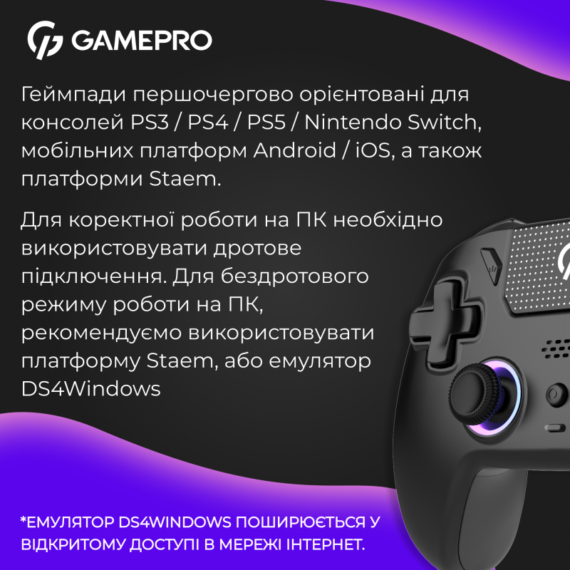 Ігровий контролер GamePro GPS20BDOC