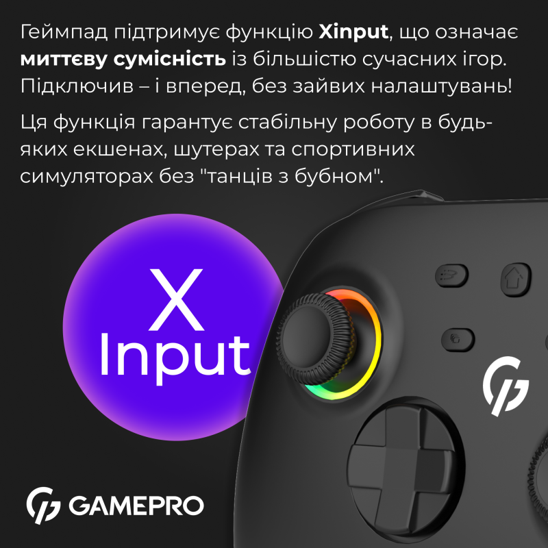 Ігровий контролер GamePro GPX13BDOC