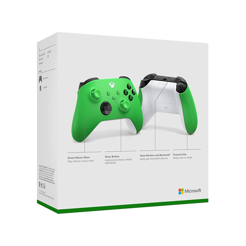 Microsoft Xbox Series X | S Wireless Controller Velocity Green (QAU-00091)