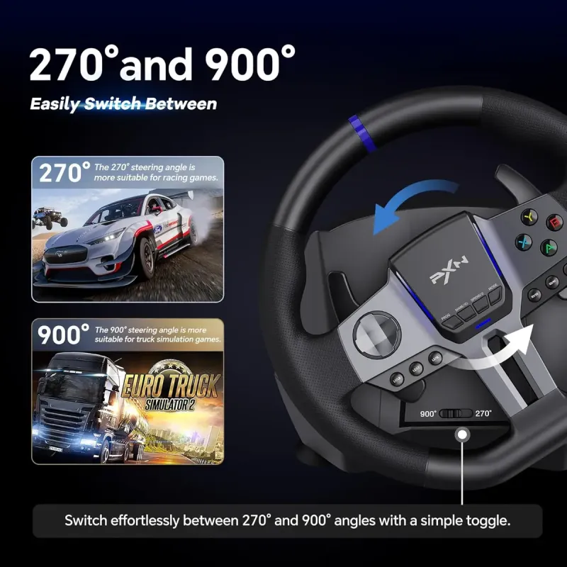 Игровой контроллер PXN V9 GEN2 Racing Wheel (PXN-V9GEN2)
