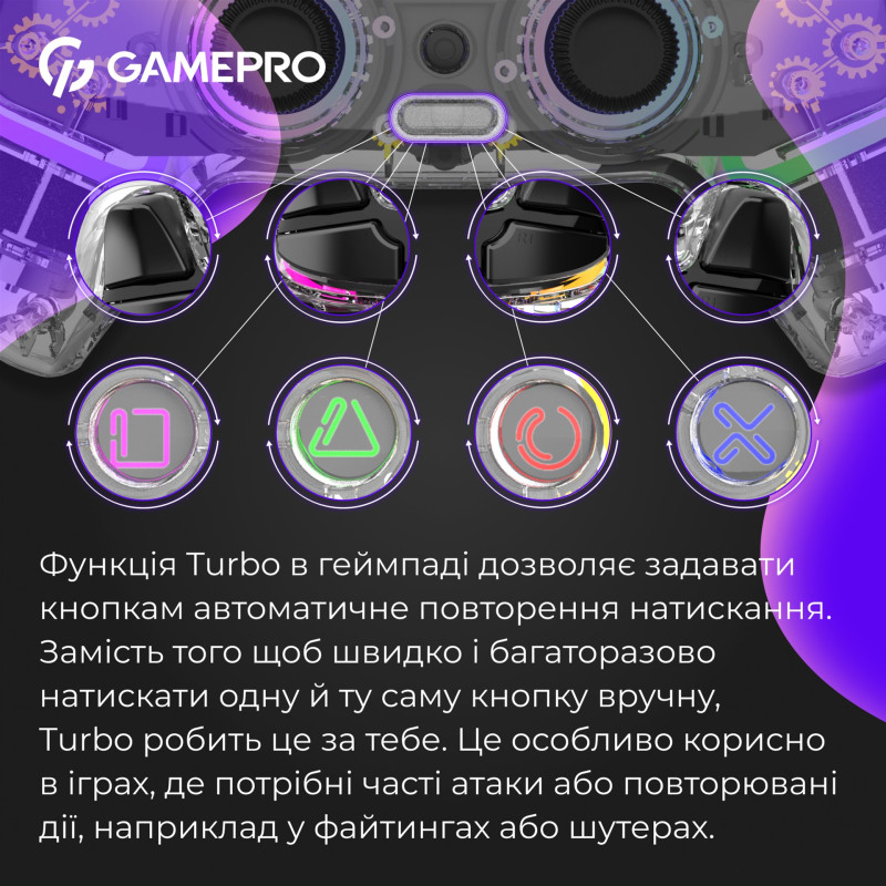 Игровой контроллер GamePro GPS13T Transparent