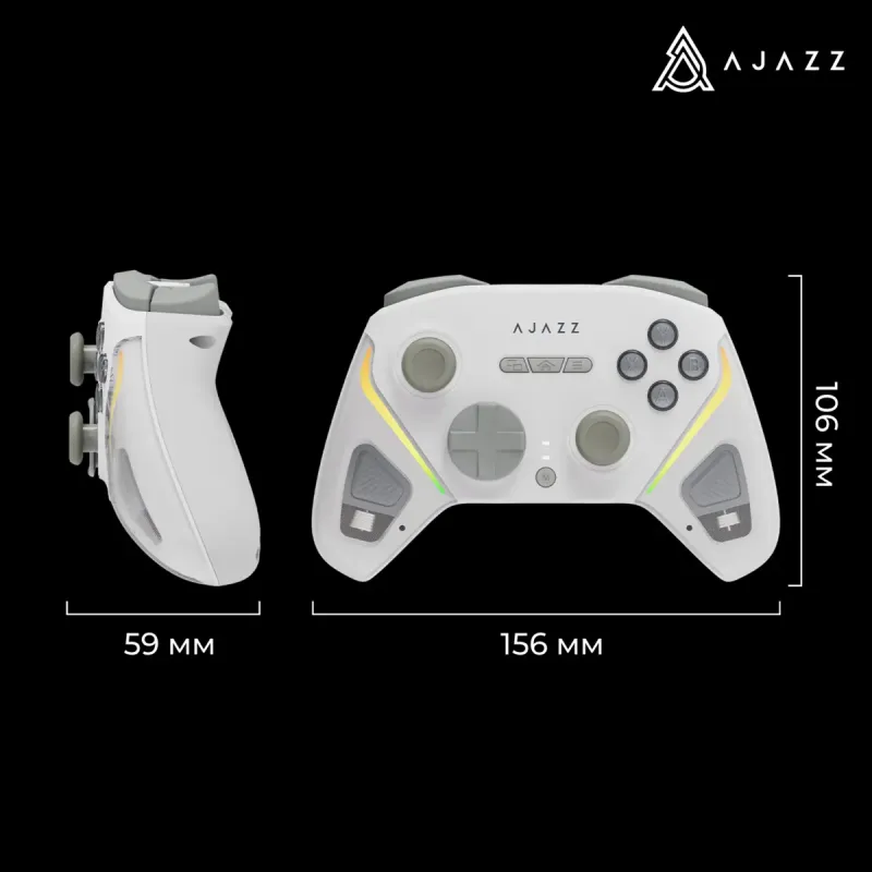 Игровой контроллер Ajazz GP100 White (GP100-W)